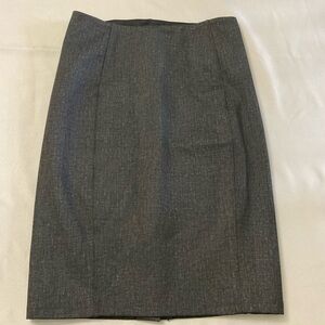 Liverpool Bia Pencil Skirt Gray Tweed Textured Stretch Pull On Women’s S…